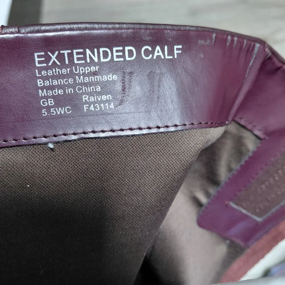 Giani Bernini Memory Foam Burgundy Women Knee High Block Heel Boot